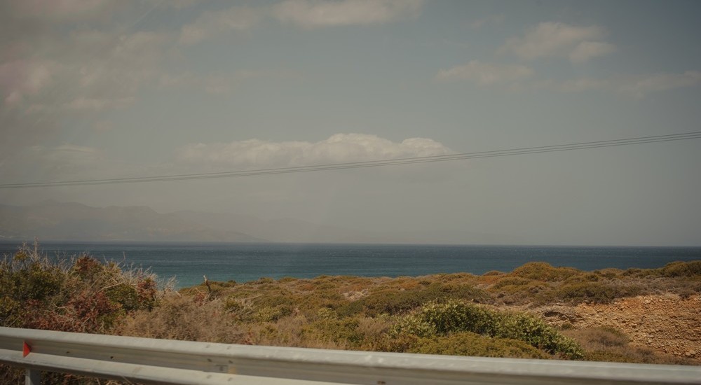 Views while Driving in Crete, Greece